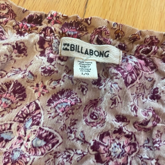 Billabong Floral Boho Peasant Top - Picture 15 of 15